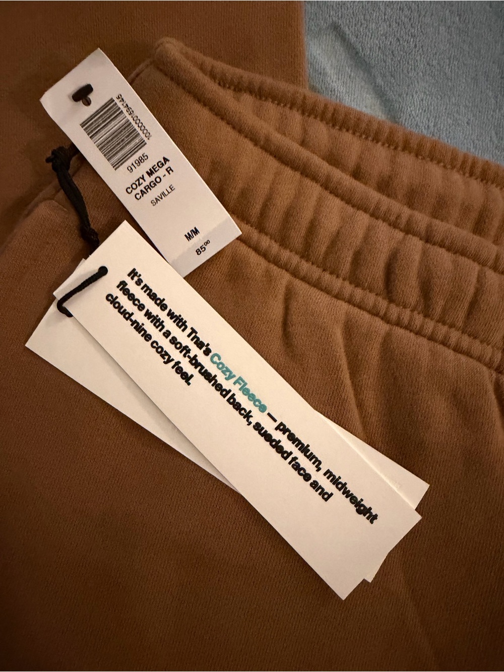 TNA Cozy Mega Cargo Joggers - Tan